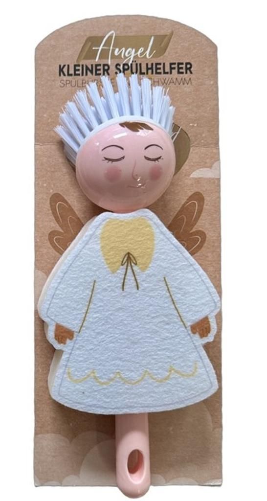 CHAMP 2-in-1 Dish Brush and Sponge "Angel"