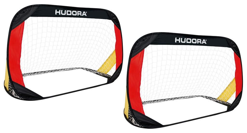 Hudora Pop Up-Fussball Tor 2-er Set