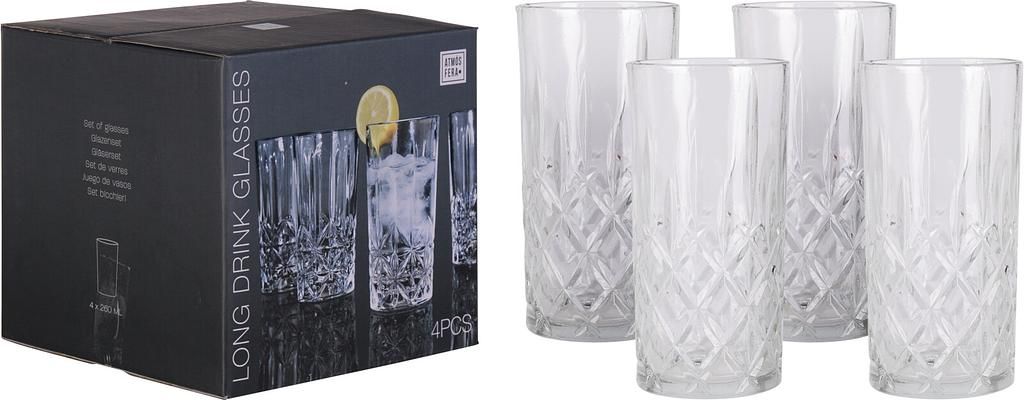 Excellent Houseware Long Drink Glass Set