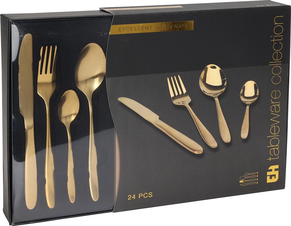 Excellent Houseware Stainless Steel Cutlery Set 24 pcs.