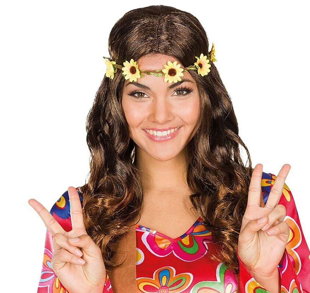 Party People Flower Power Perücke