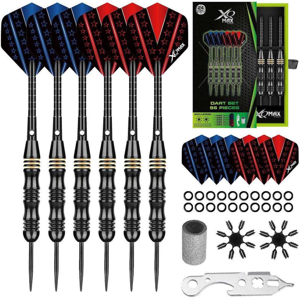 XQ Max Steel Tip Dart Set 56 Pieces