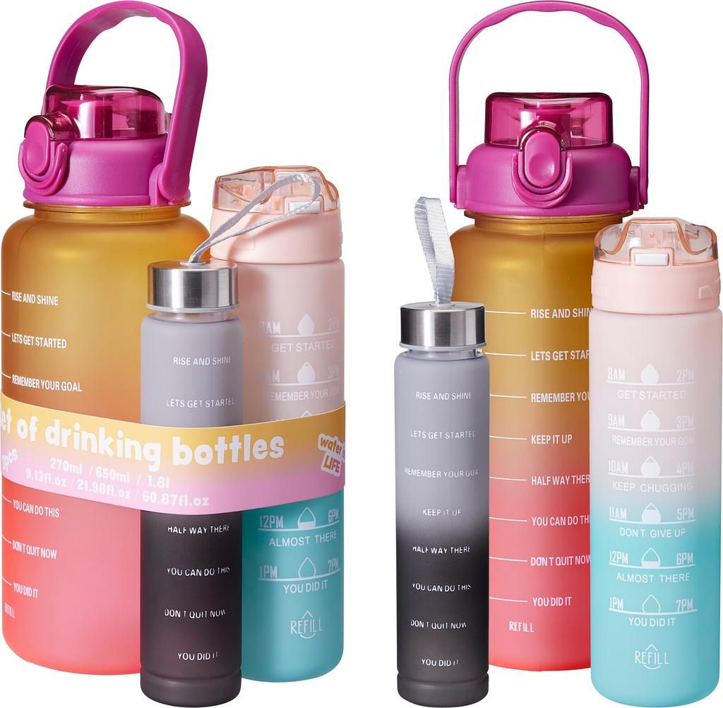 CHAMP 3-piece sports bottle set