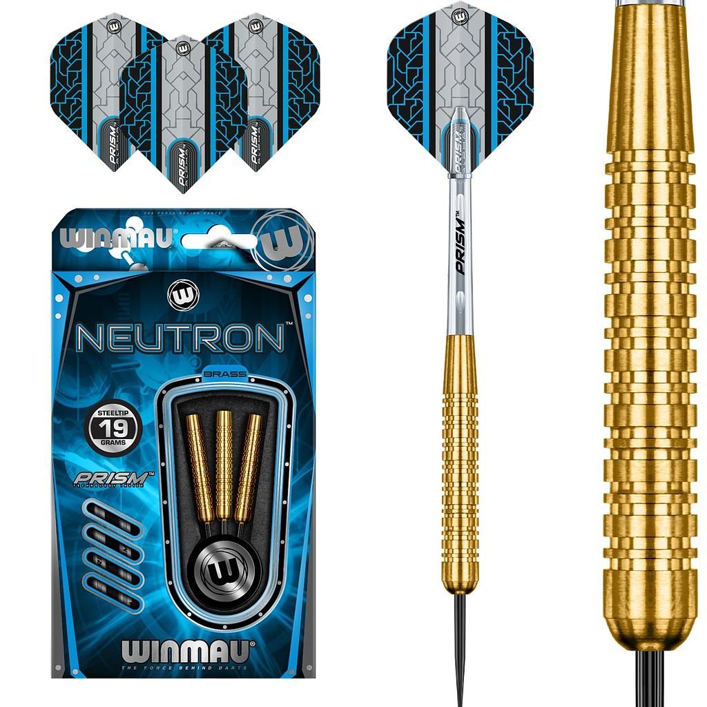 Winmau Neutron Brass Steel Dartpfeile 19G