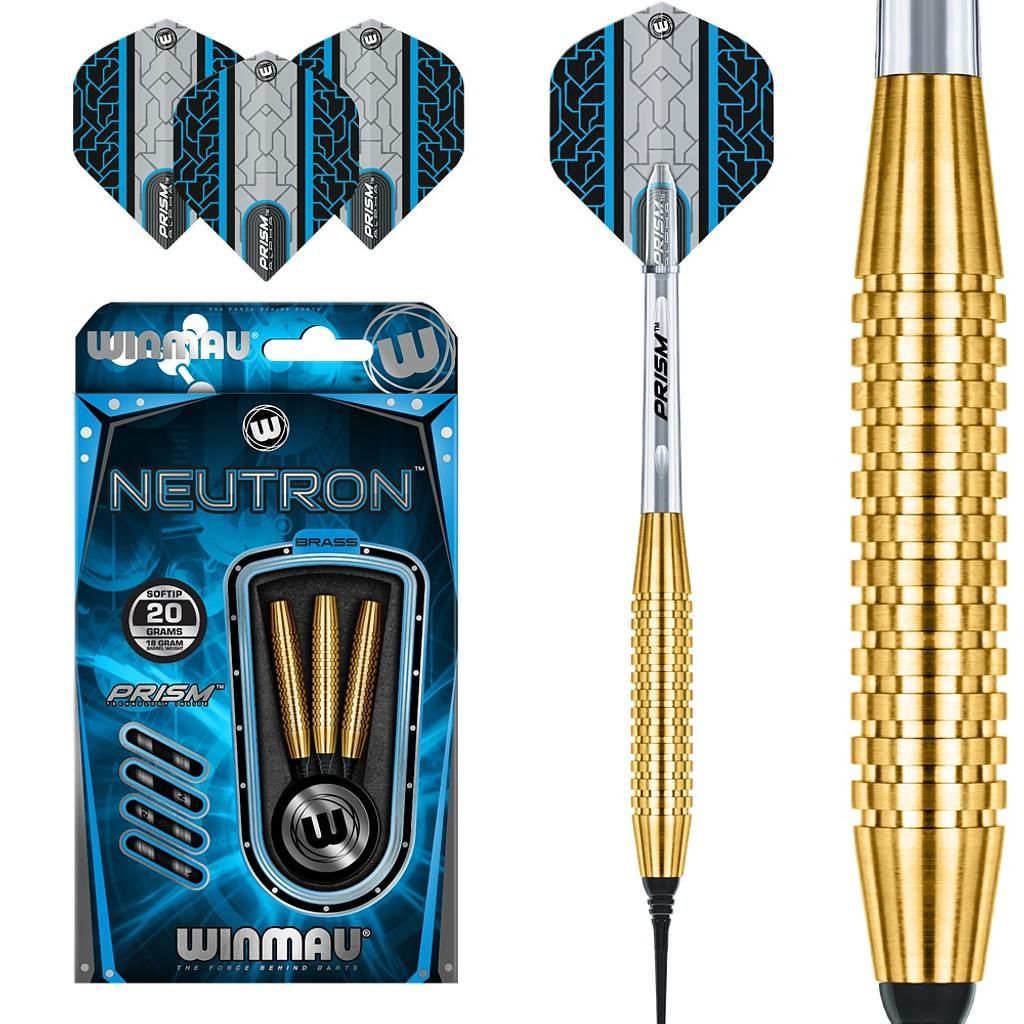 Winmau Neutron Brass Soft Tip Darts 20G