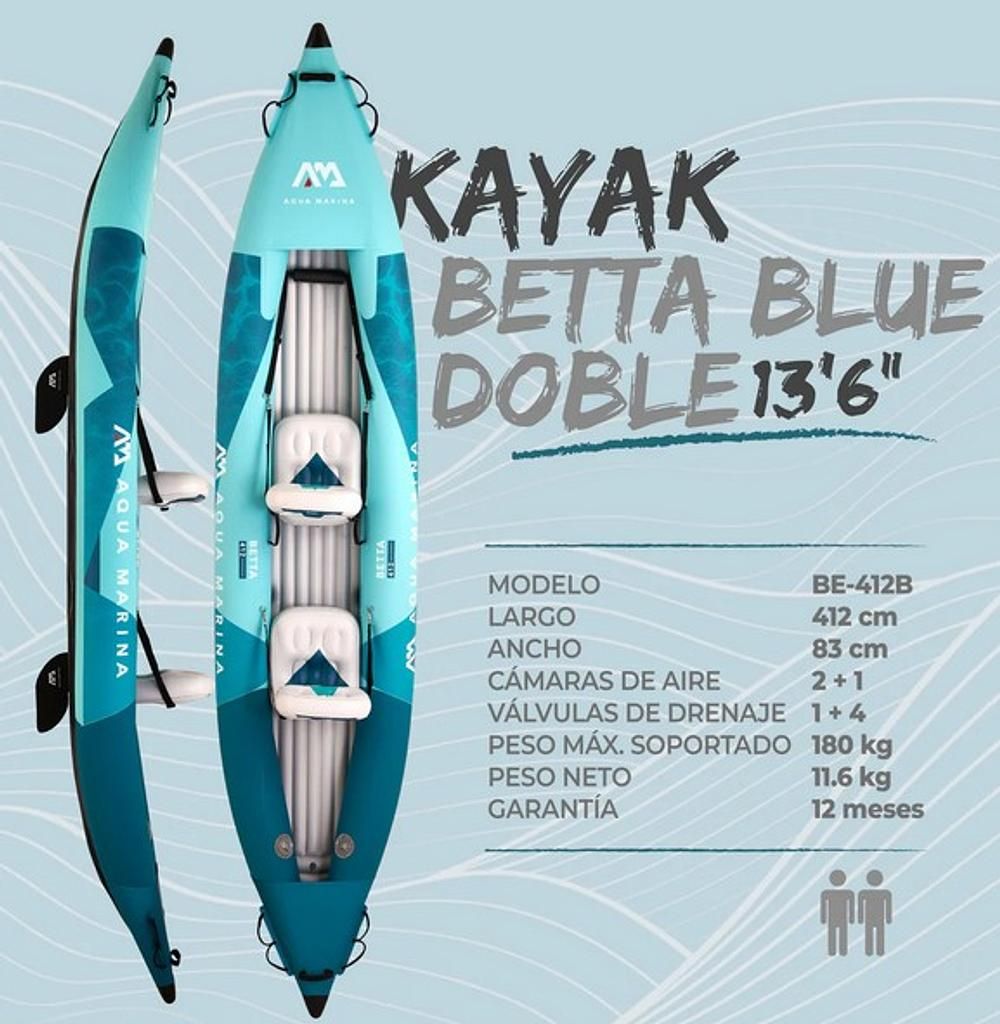Aqua Marina Betta kayak for two people