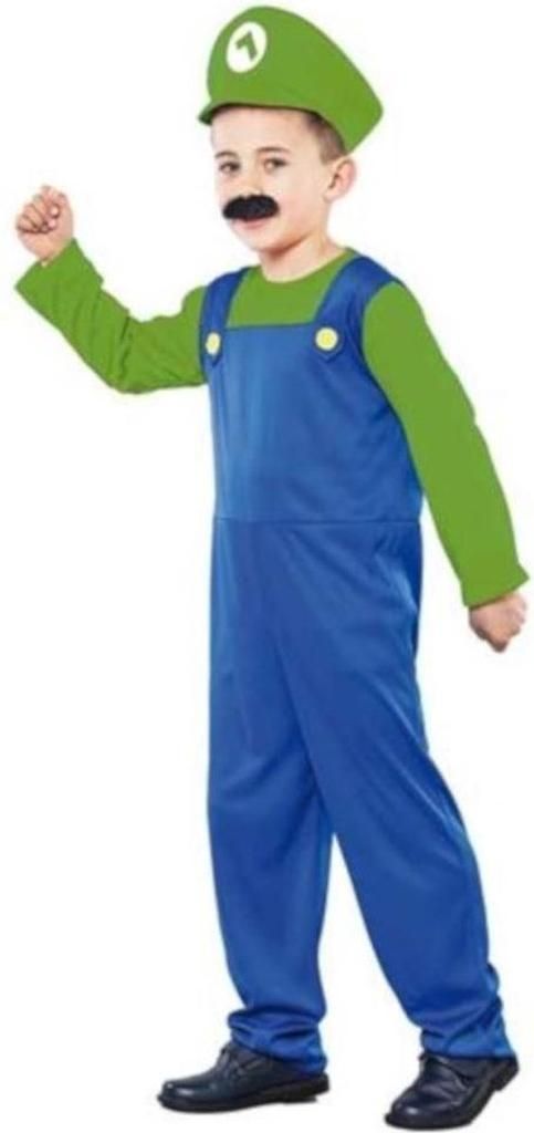 fyasa Children's Costume Green Plumber