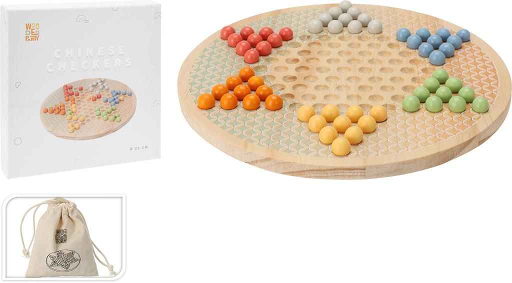 CHAMP Wooden Board Game Halma