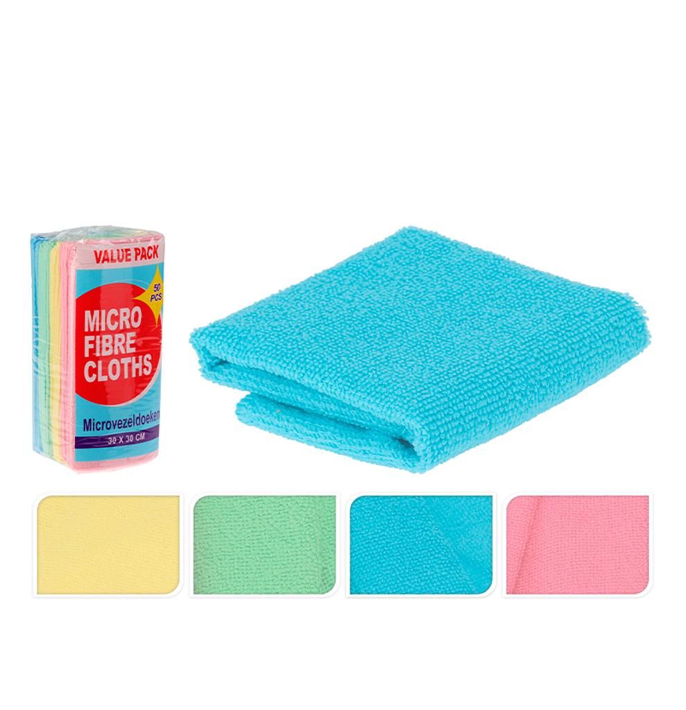 CHAMP Microfiber Cloths 50-Piece Set
