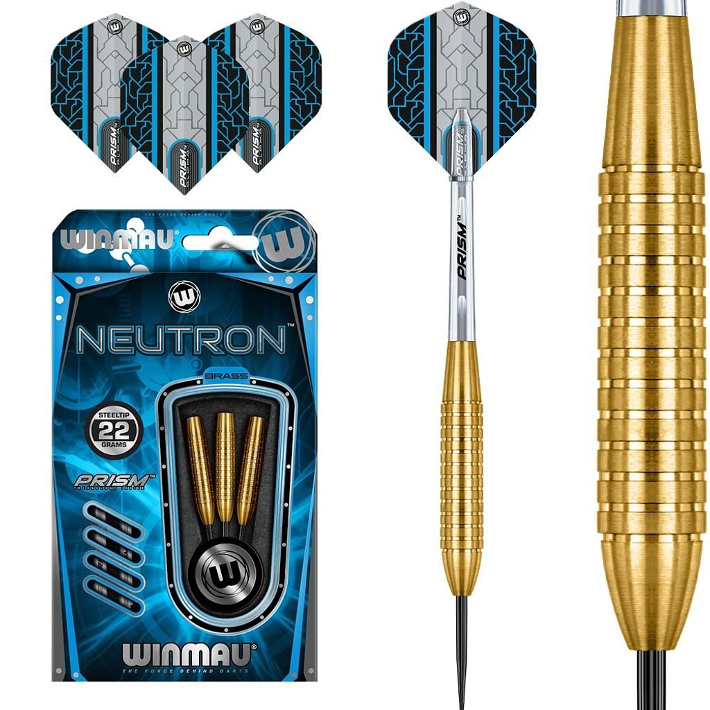 Winmau Neutron Brass Steel Dartpfeile 22G