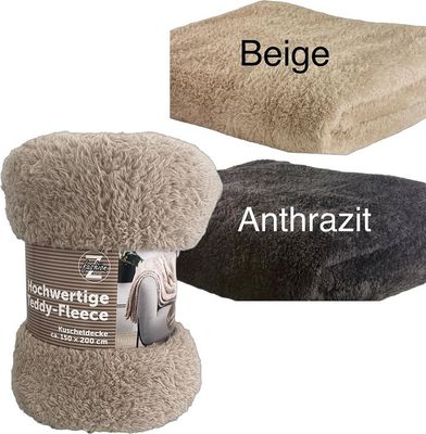 Fashion Zone Teddy Fleece Blanket