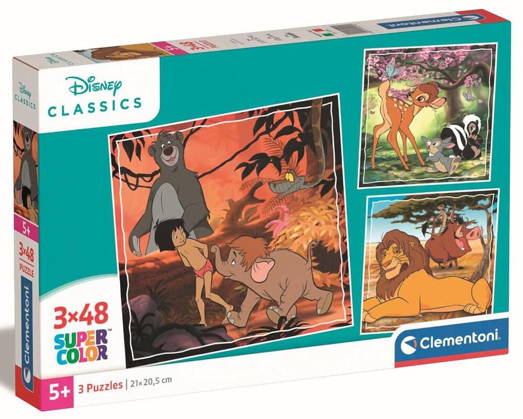 Clementoni Puzzle Disney Classics 3x48 pieces