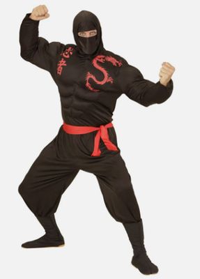 WIDMANN Déguisement Super Ninja Musclé