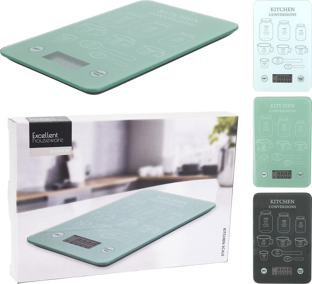 Excellent Houseware Glass Kitchen Scale