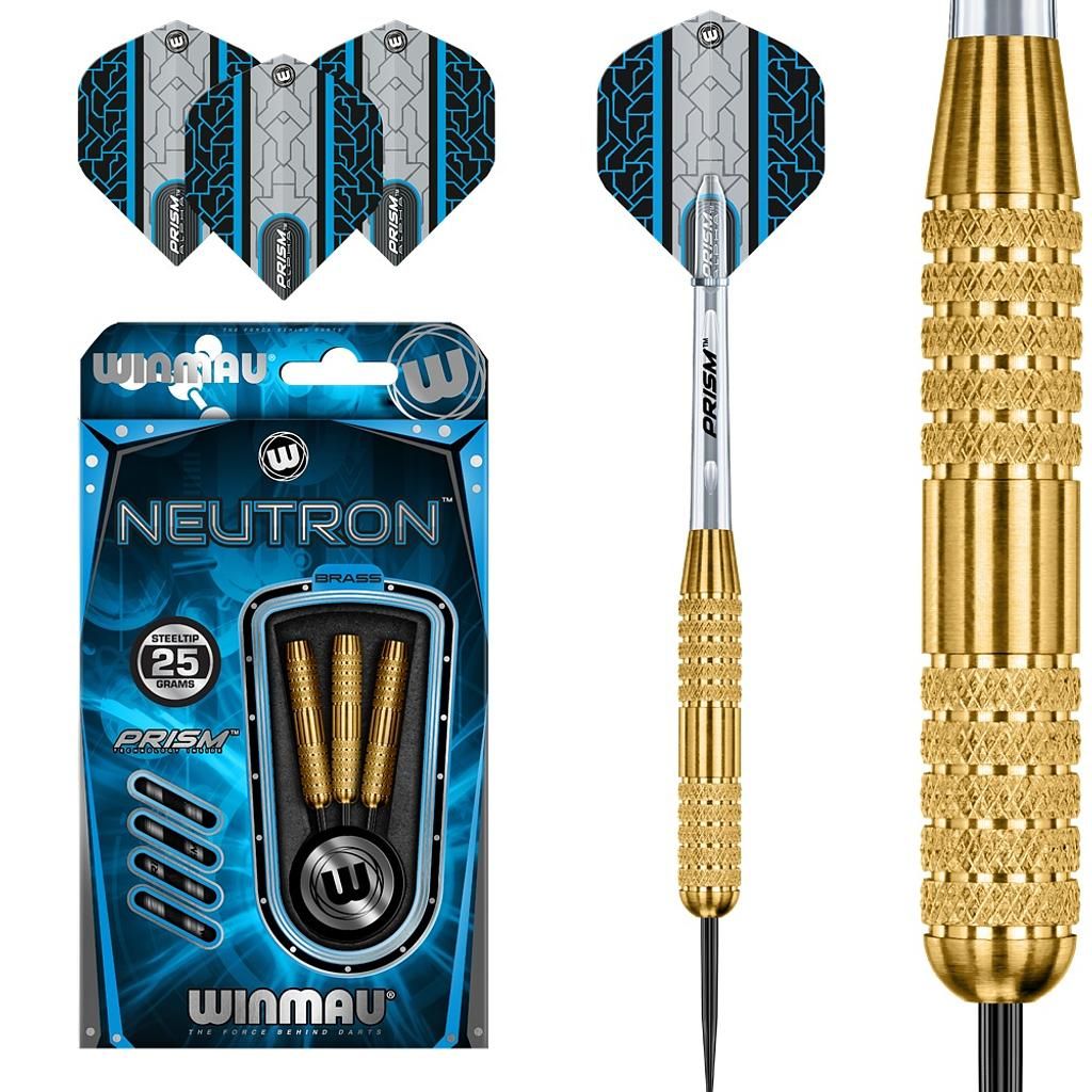 Winmau Neutron Brass Steel Dartpfeile 25G
