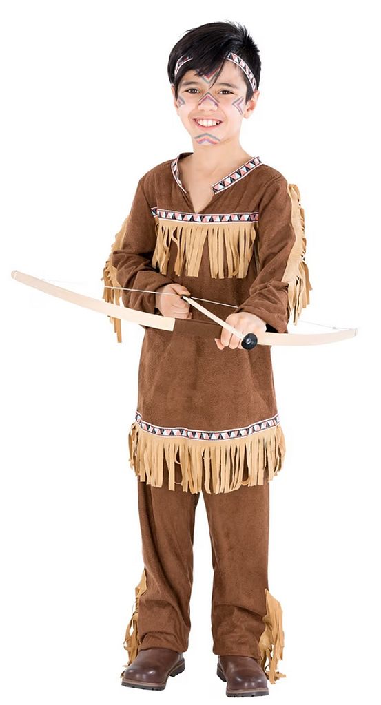 Dress for fun children's costume "Indian Black Bird"