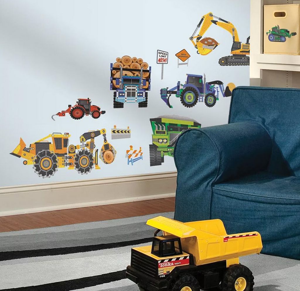 HCM Kinzel wall stickers for children "Construction vehicles"