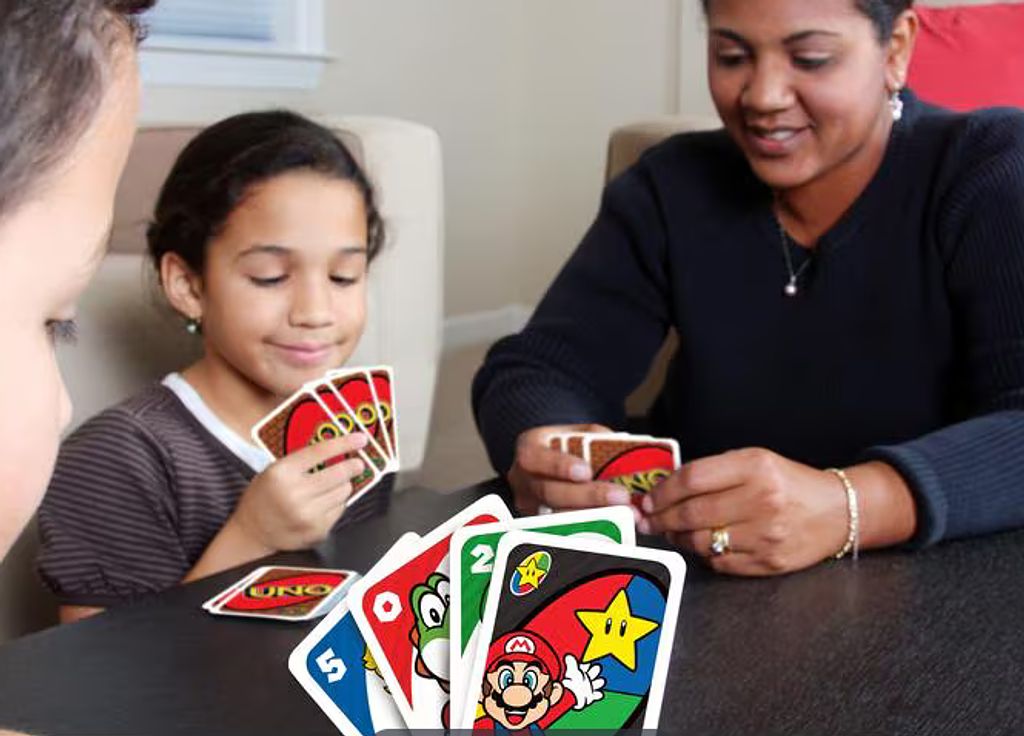 Mattel card game UNO Super Mario