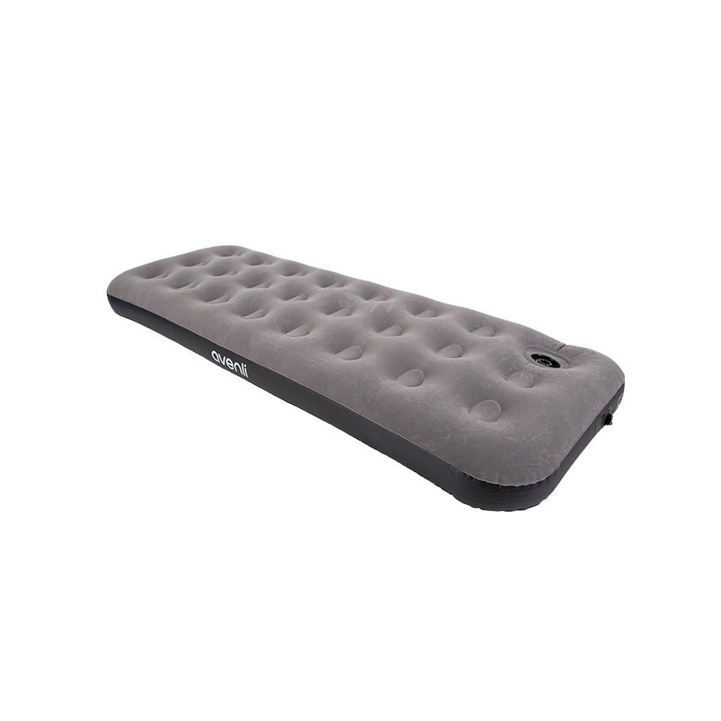 Jilong single airbed with integrated foot pump