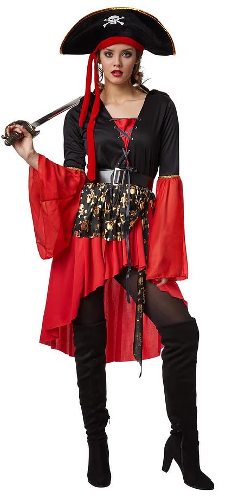 Dress for fun Frauenkostüm Piratenkönigin