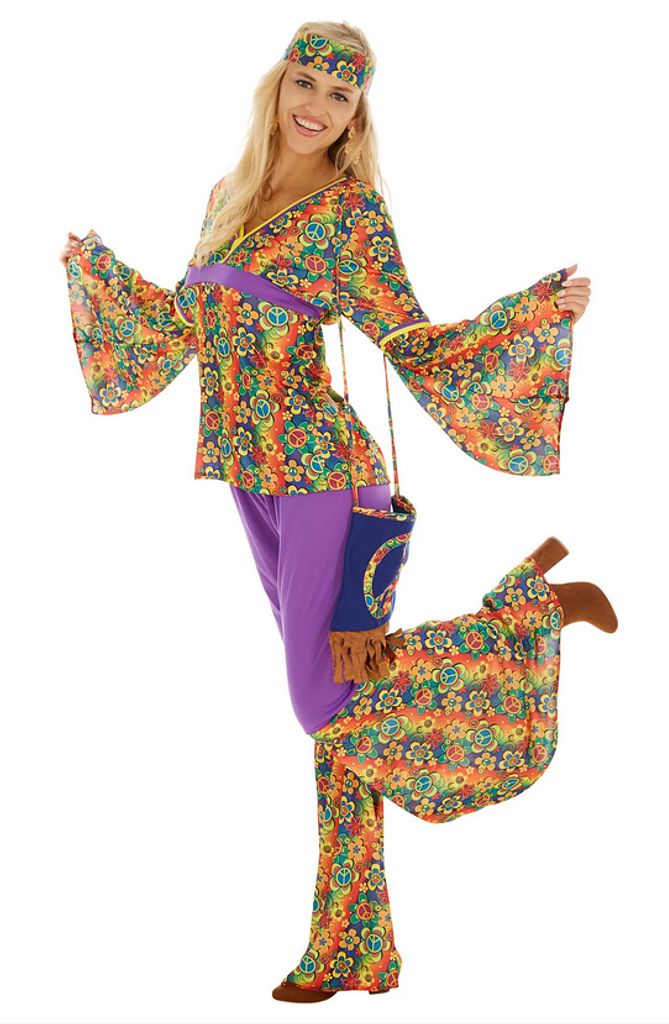 Dress for fun women's hippie costume