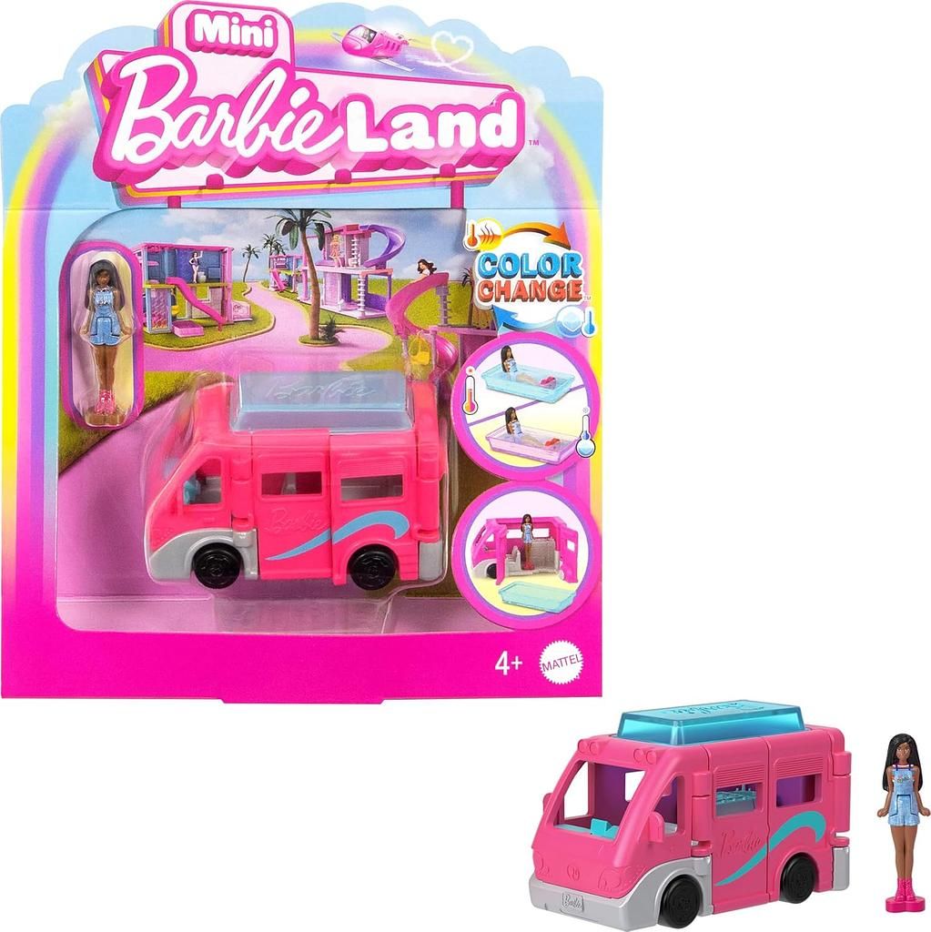 Mattel Mini BarbieLand DreamCamper Playset