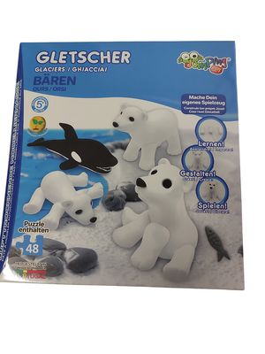 Pâte à modeler Jumping Clay Play Putty "Ours des glaciers"