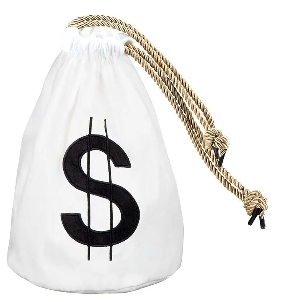 Boland money bag with dollar sign