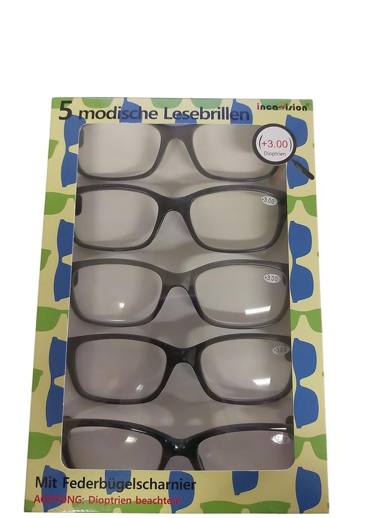 Inca vision Lesebrille 5-er Set