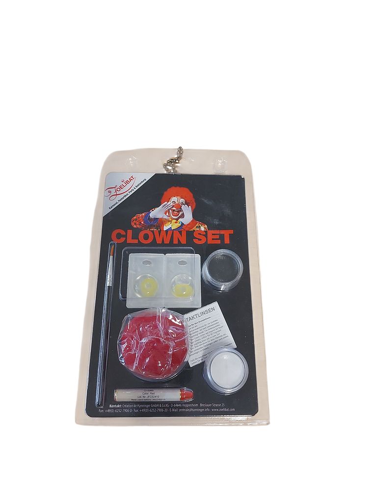 Zoelibat make-up set horror clown