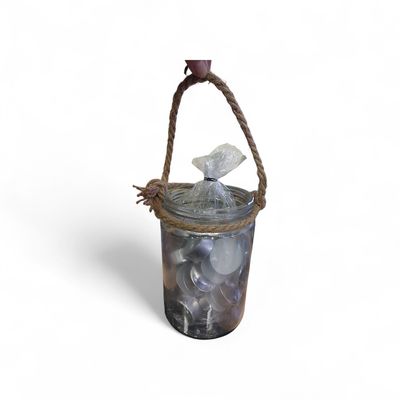 Lanterne Balthasar avec 35 bougies chauffe-plat