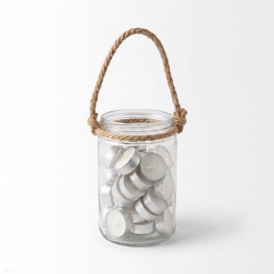 Balthasar lantern with 35 tea lights