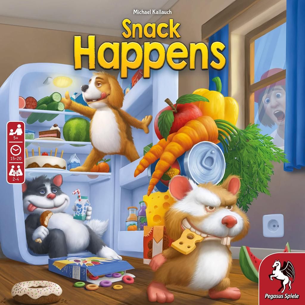 Pegasus Spiele Geselschaftsspiel"Snack Happens"