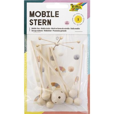 Stella mobile in legno di carta Folia