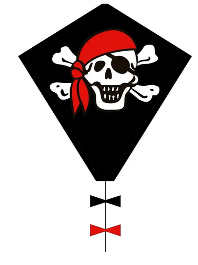 Ecoline Kids children's kite Eddy Jolly Roger