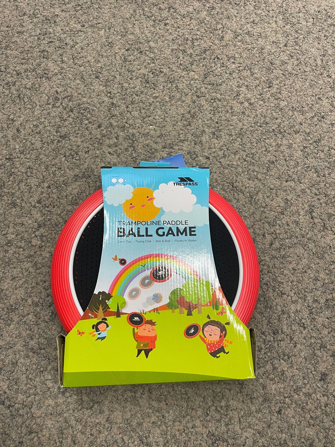 Trespass STRINGBATZ trampoline paddle ball game