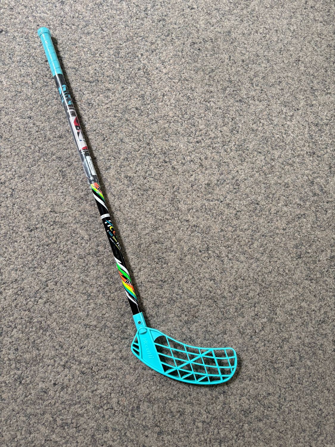 Floorball stick Airtek 8.0 A80 Teal LH