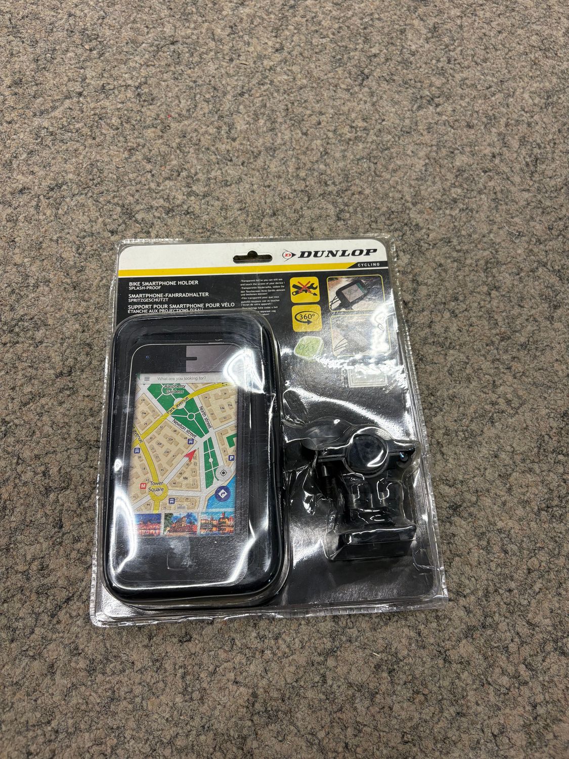 Dunlop bicycle phone mount