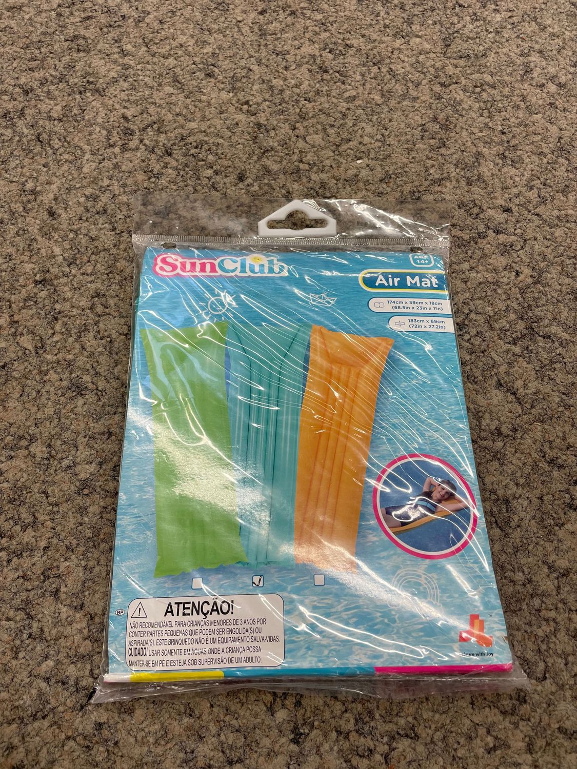 Jilong air mattress - turquoise