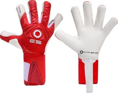 Gants de gardien de but Elite Neo Revolution II combi rouge/blanc