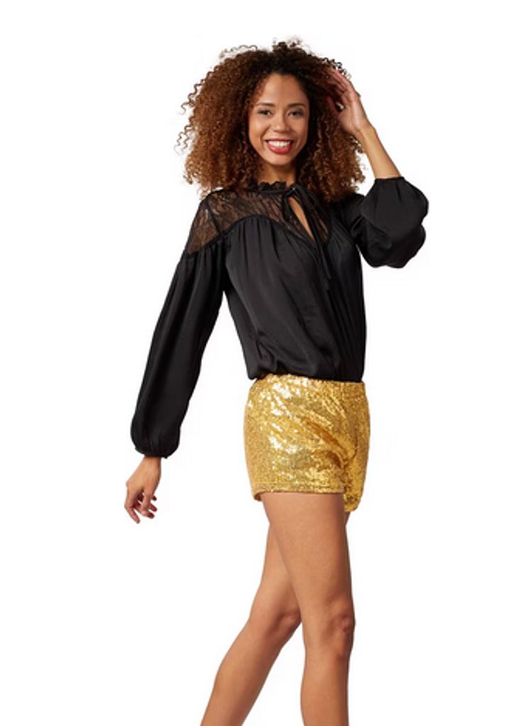 Dress for fun Pailletten-Shorts