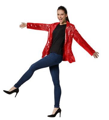 Dress for fun women's jacket sequins