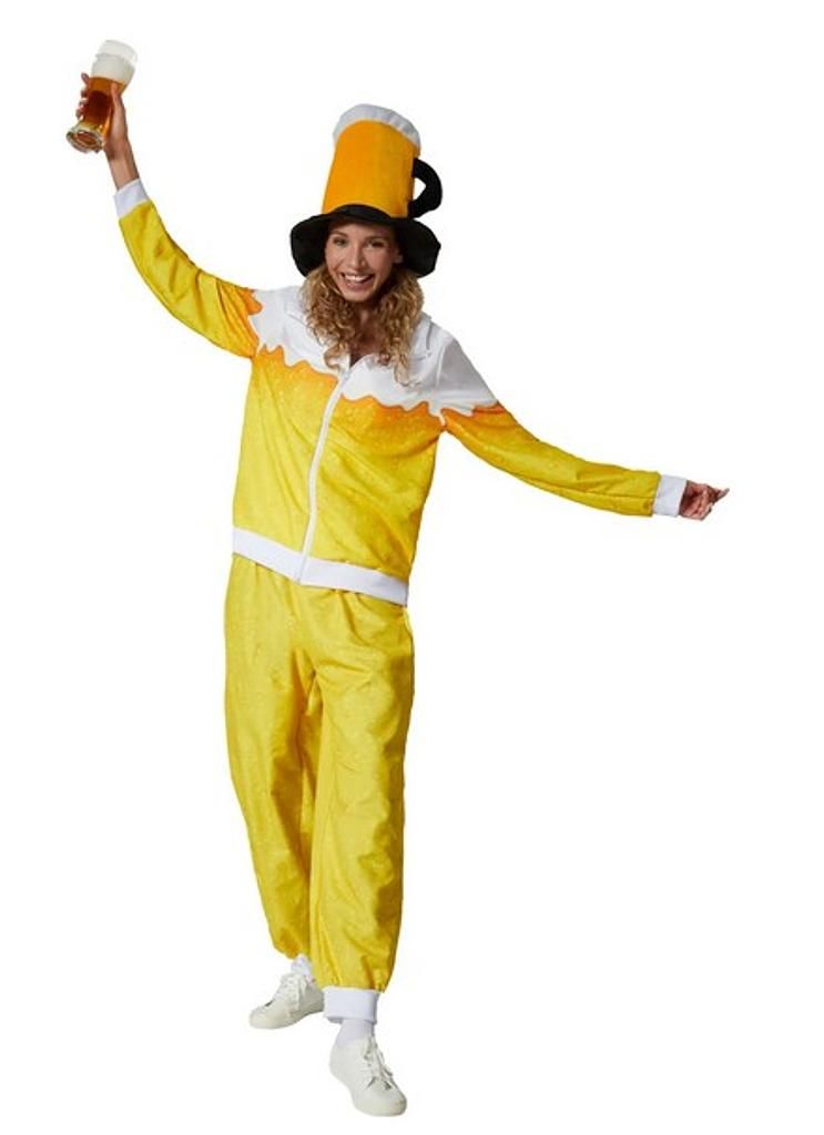 Dress for fun Damenkostüm Bier Jogginganzug