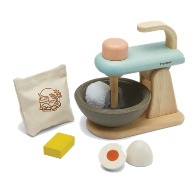 Plan Toys play set mixer wood
