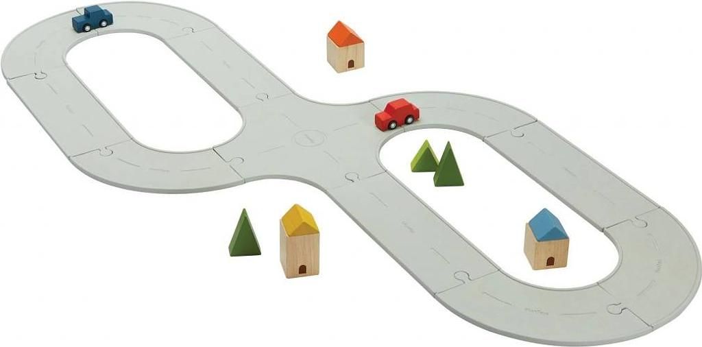 Plan Toys Strassen und Schienen System