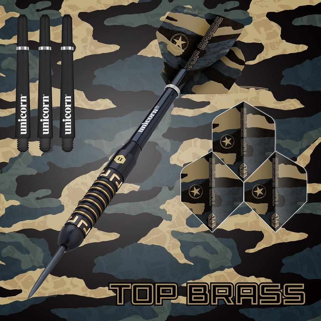 Unicorn Top Brass Style 1 Darts - 20G
