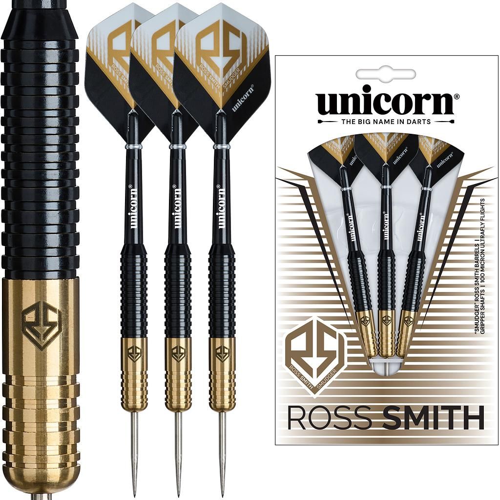 Unicorn Ross Smith Brass Steel Tip Darts 22G