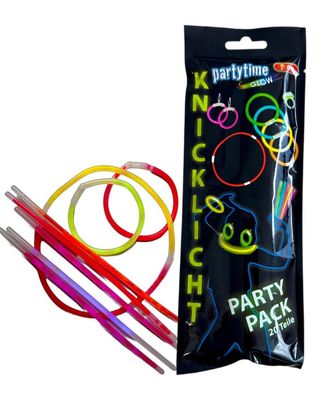 CHAMP Glow Stick Jewelry Party Pack 20pcs