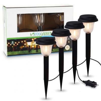 Pro Garden LED Garden Lights 4-Piece Set