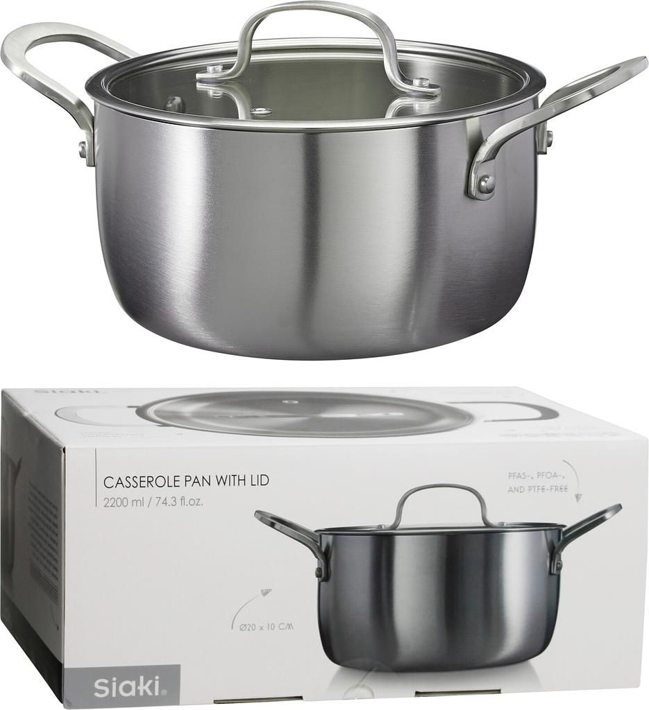 Siaki Collection Kasserolle mit Deckel